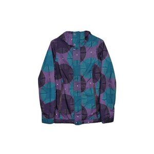 Burton Dry Ride White Collection‎ Snowboard Ski Jacket Full Zip Hooded Womens 3